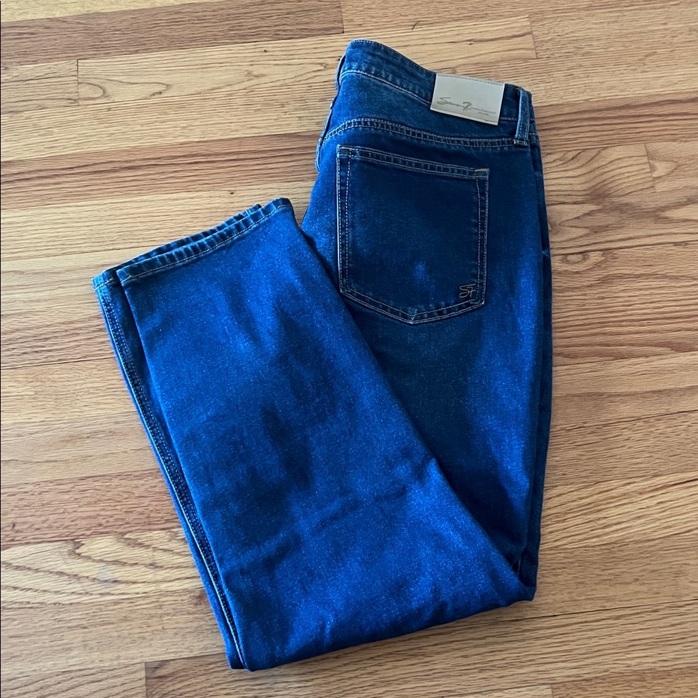 Seven7  straight leg mid rise jeans 16